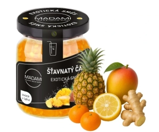 Šťavnatý čaj Madami Tropické ovoce & Zázvor 55g