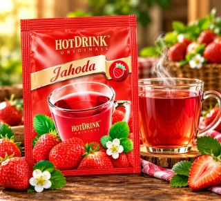 Hot Drink Jahoda 23g
